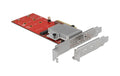 DeLock PCI-Ex8 Karte, NVMe für 2x M2 Key-M SSD