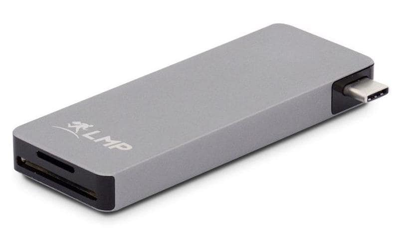 LMP Basic Hub 6 Port Space Grey USB-C, 3x USB3.0, SD/microSD