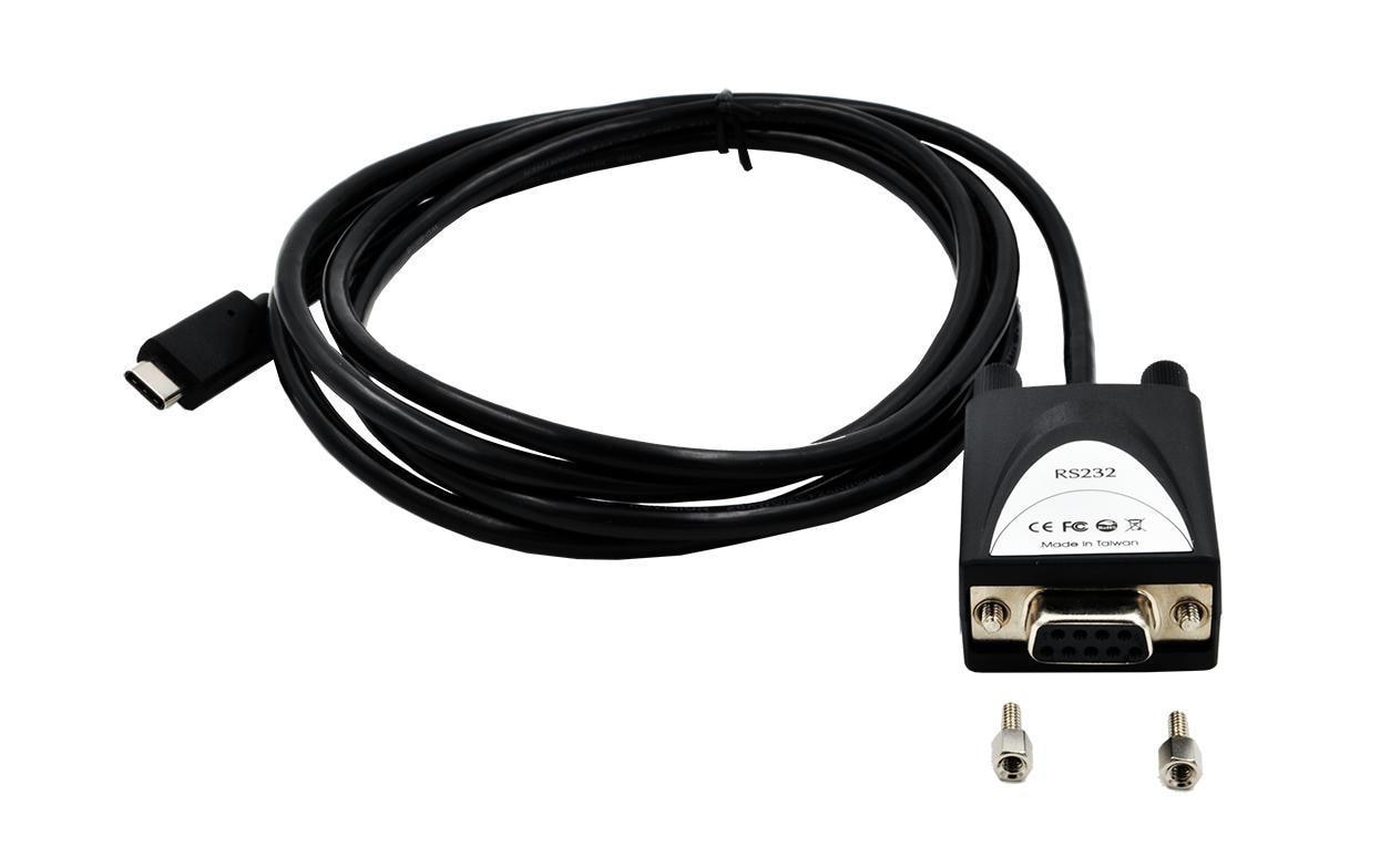EXSYS EX-2311-2F, USB 2.0 zu 1 x RS-232 Buchse mit USB C-Stecker