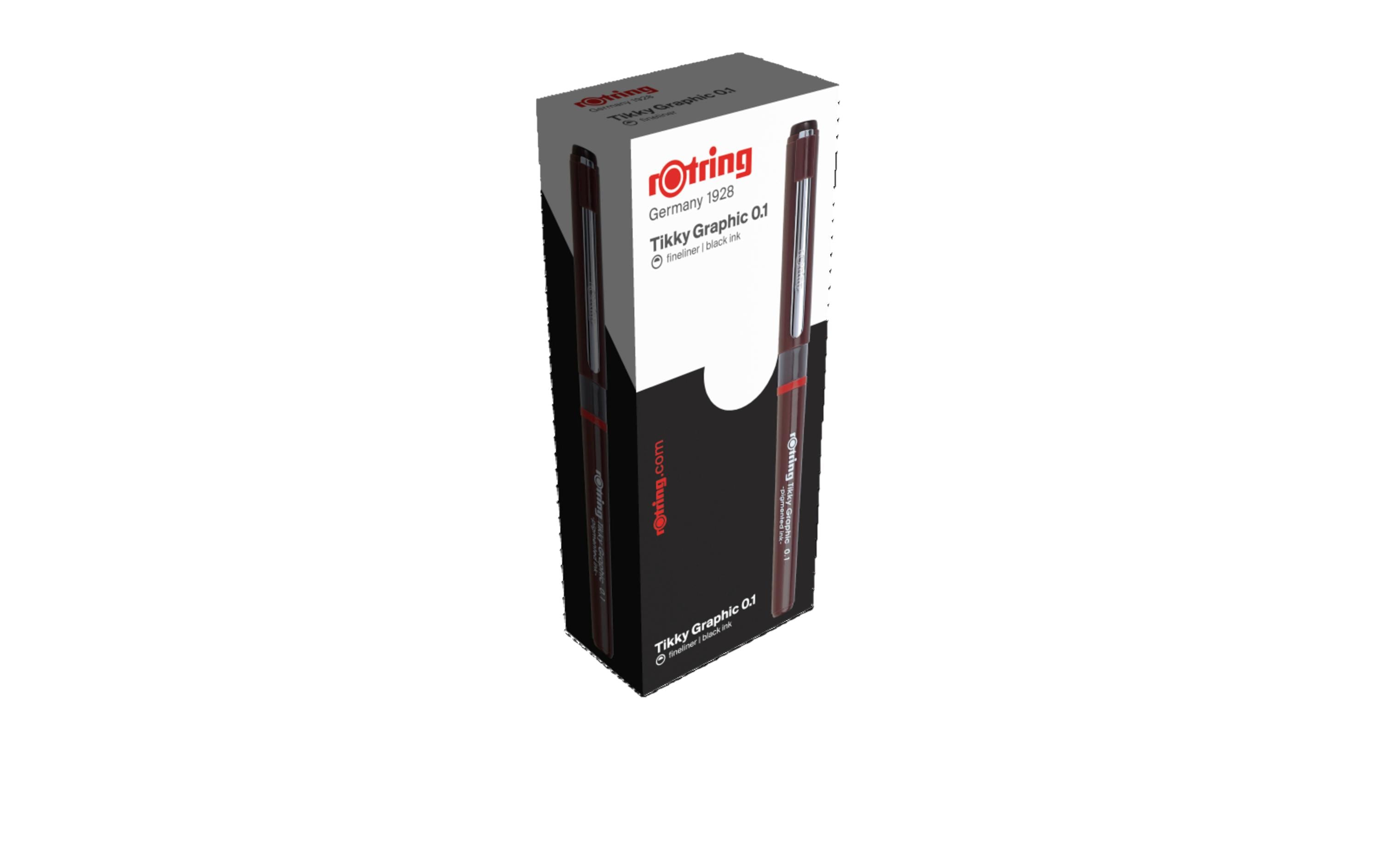 Rotring Feinfaserschreiber Tikky Graphic 0.1mm