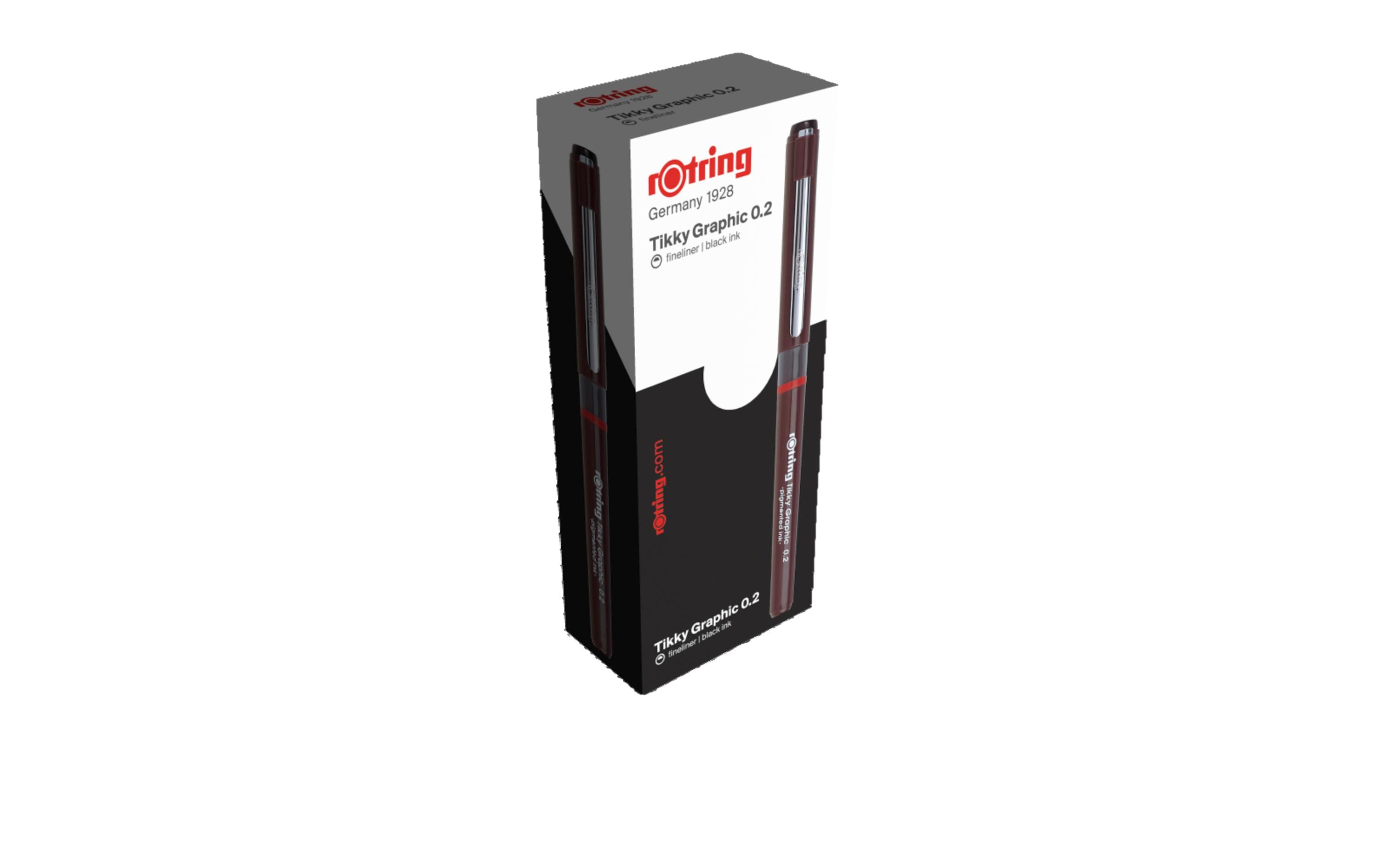 Rotring Feinfaserschreiber Tikky Graphic 0.2mm