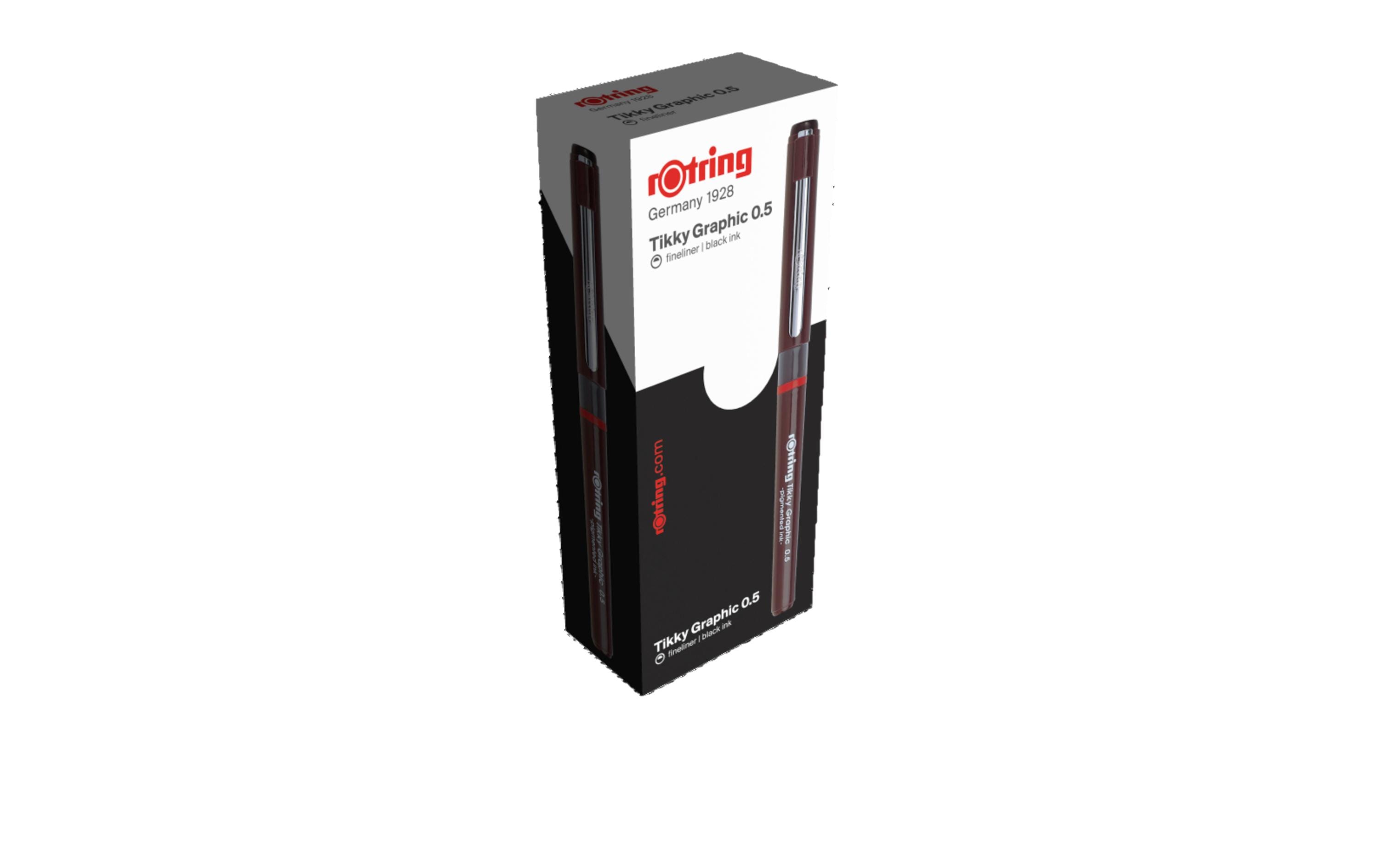 Rotring Feinfaserschreiber Tikky Graphic 0.5mm