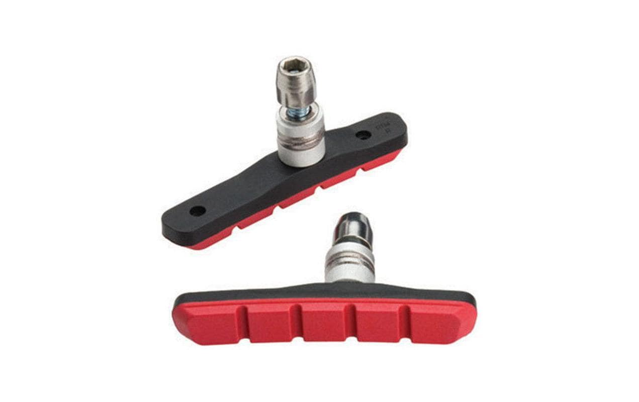 Jagwire MOUNTAIN SPORT Allwetter Bremsschuhe threaded post RED
