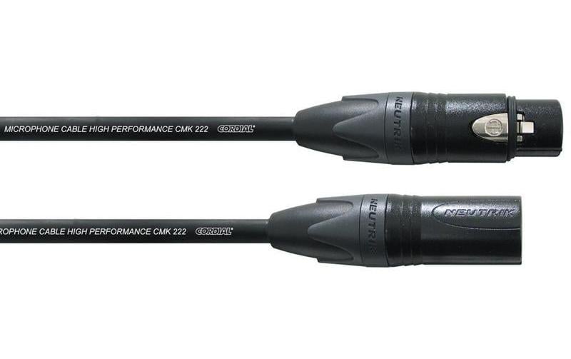 Cordial PEAK CPM 5 FM , XLRf – XLRm, 5 m Audiokabel