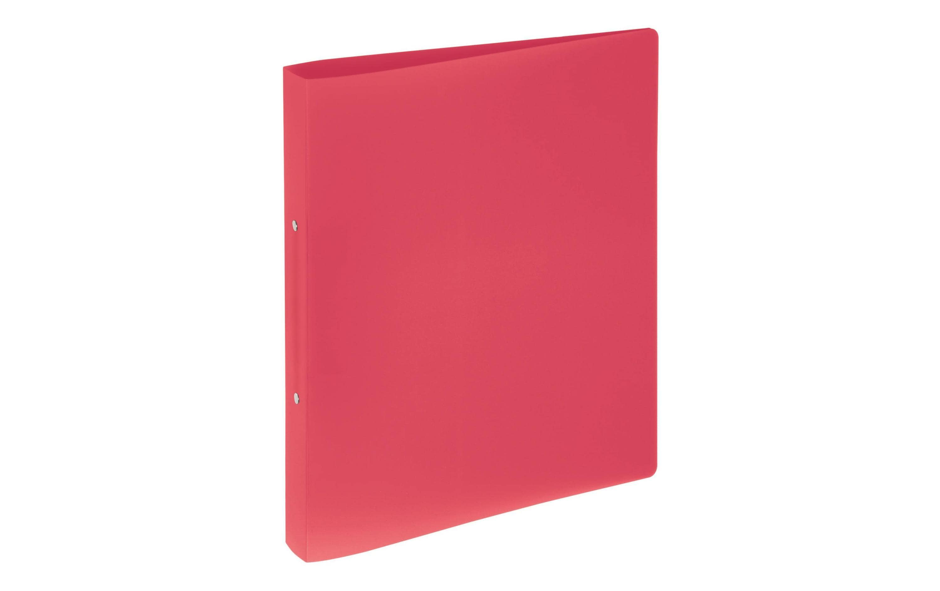 Pagna Ringbuch A4 25mm PP 2-Ring-Mechanik rot