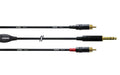 Cordial CFY 1.5 VCC 6.3mm Stereo Klinke - 2x Chinch, 1.5m