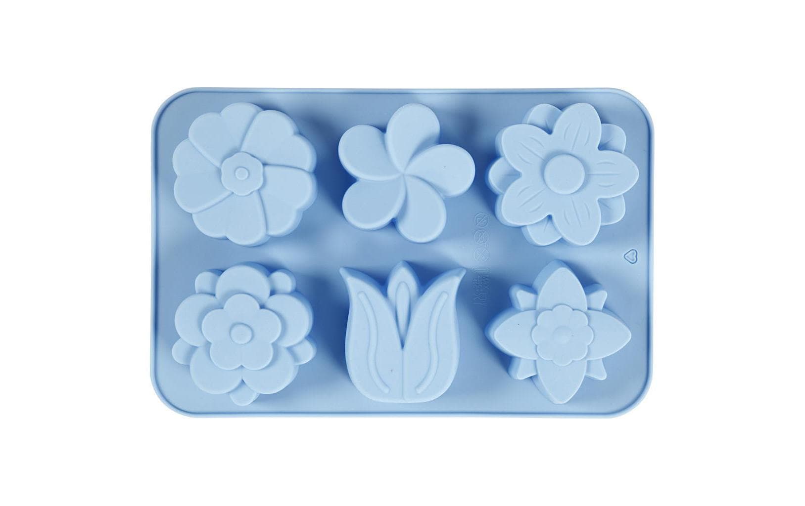 Creativ Company Giessformen Silikon Blumen, für alle Giessmassen