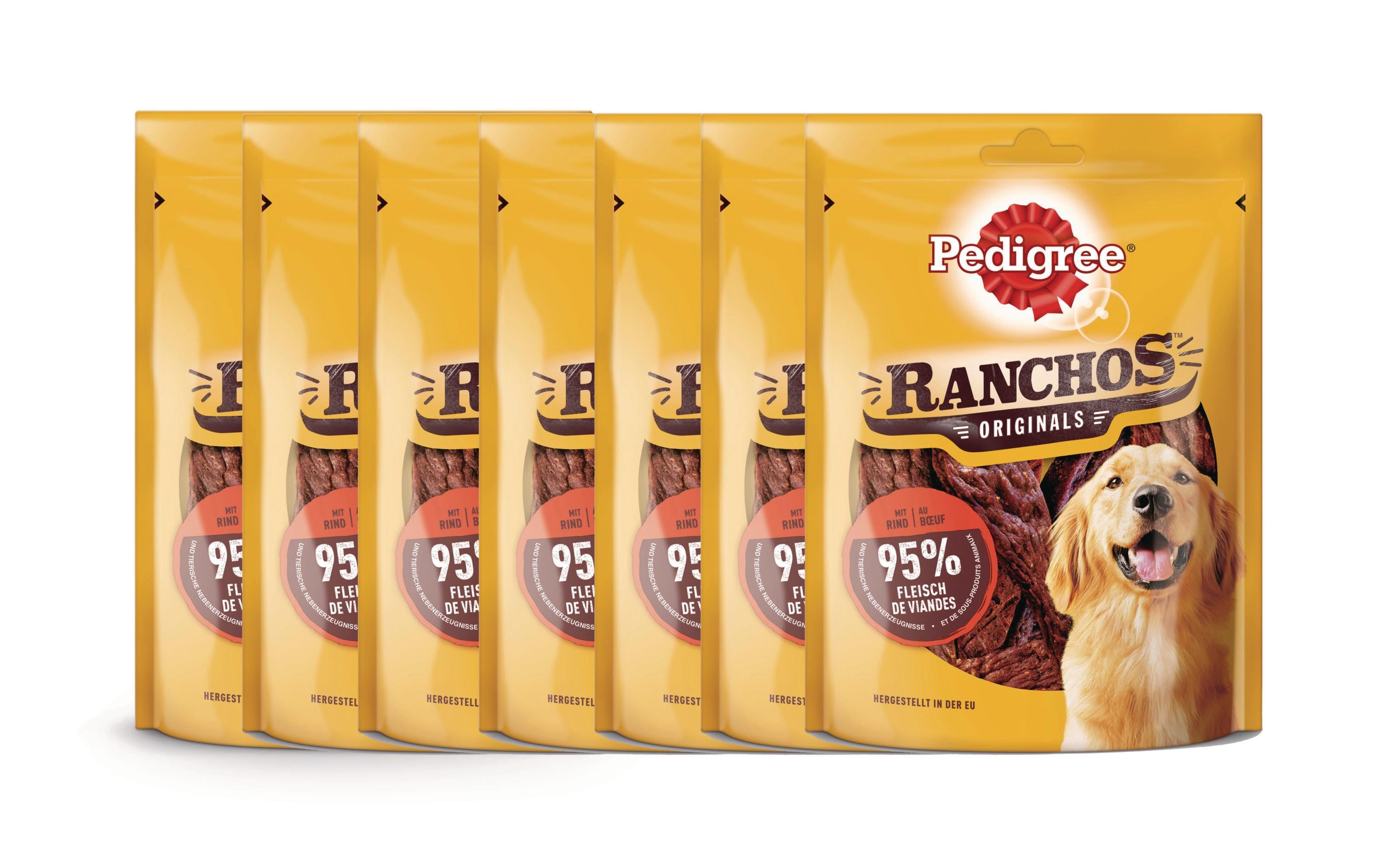 Pedigree Ranchos 70g Rind KIT 7er Pack