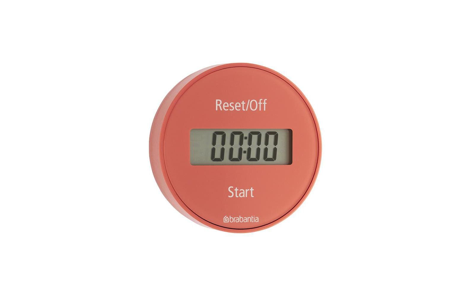 Brabantia Digitaler Küchentimer TASTY+ Terracotta Pink