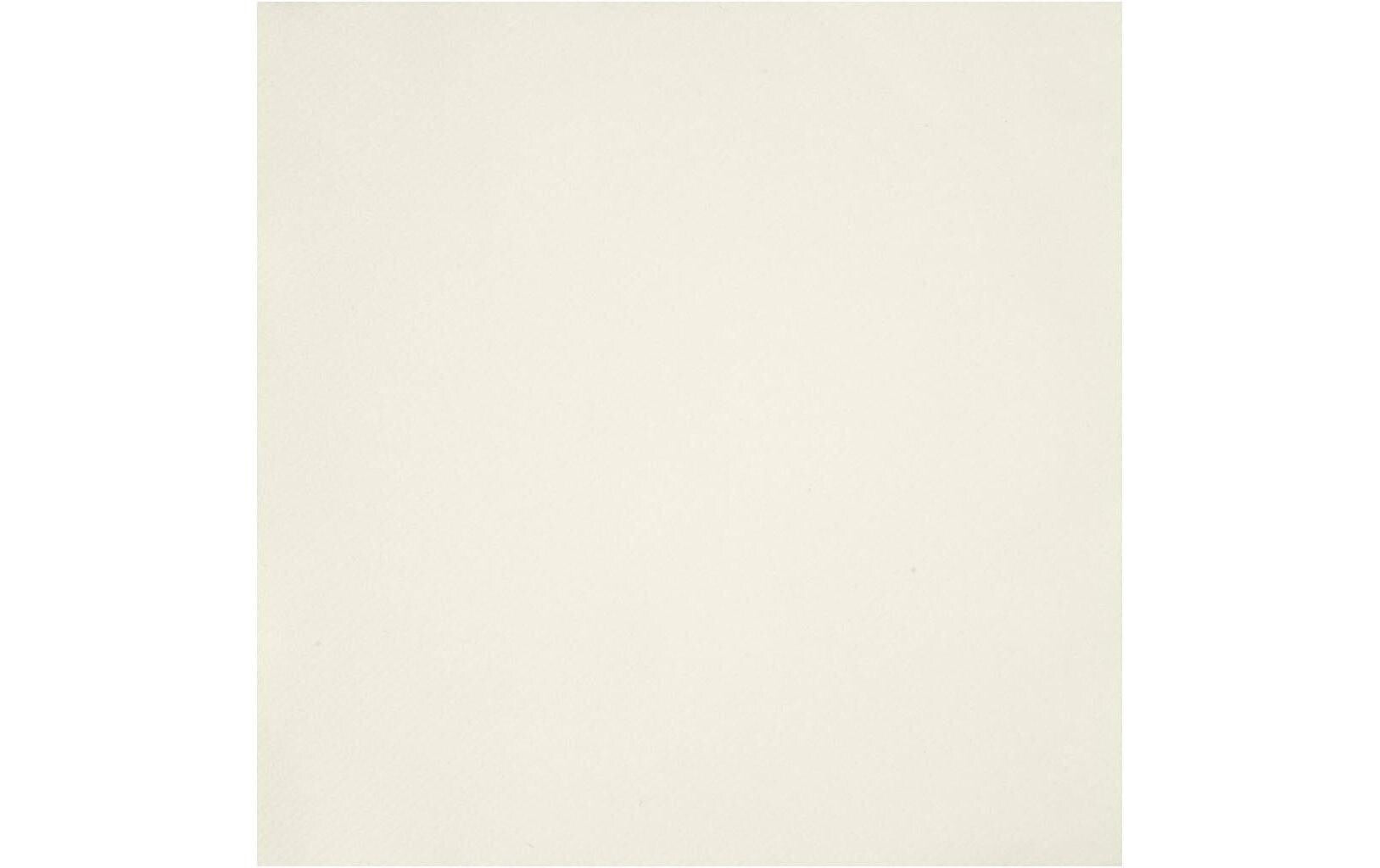 Creativ Company Servietten 40 x 40 cm creme, textilähnlich, 1-lagig