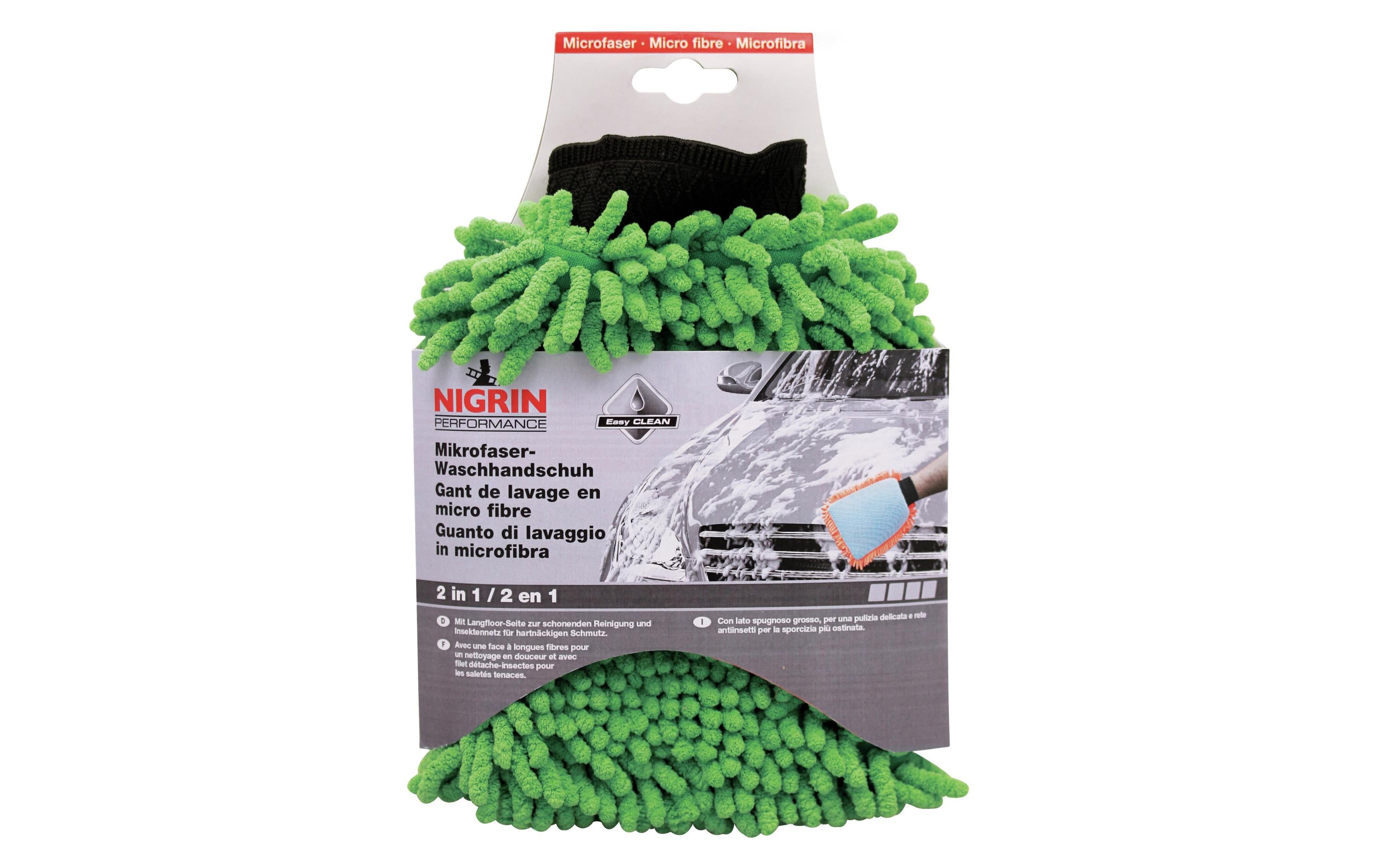Nigrin Microfaser Wasch/Reinig.Handschuh 2 in 1