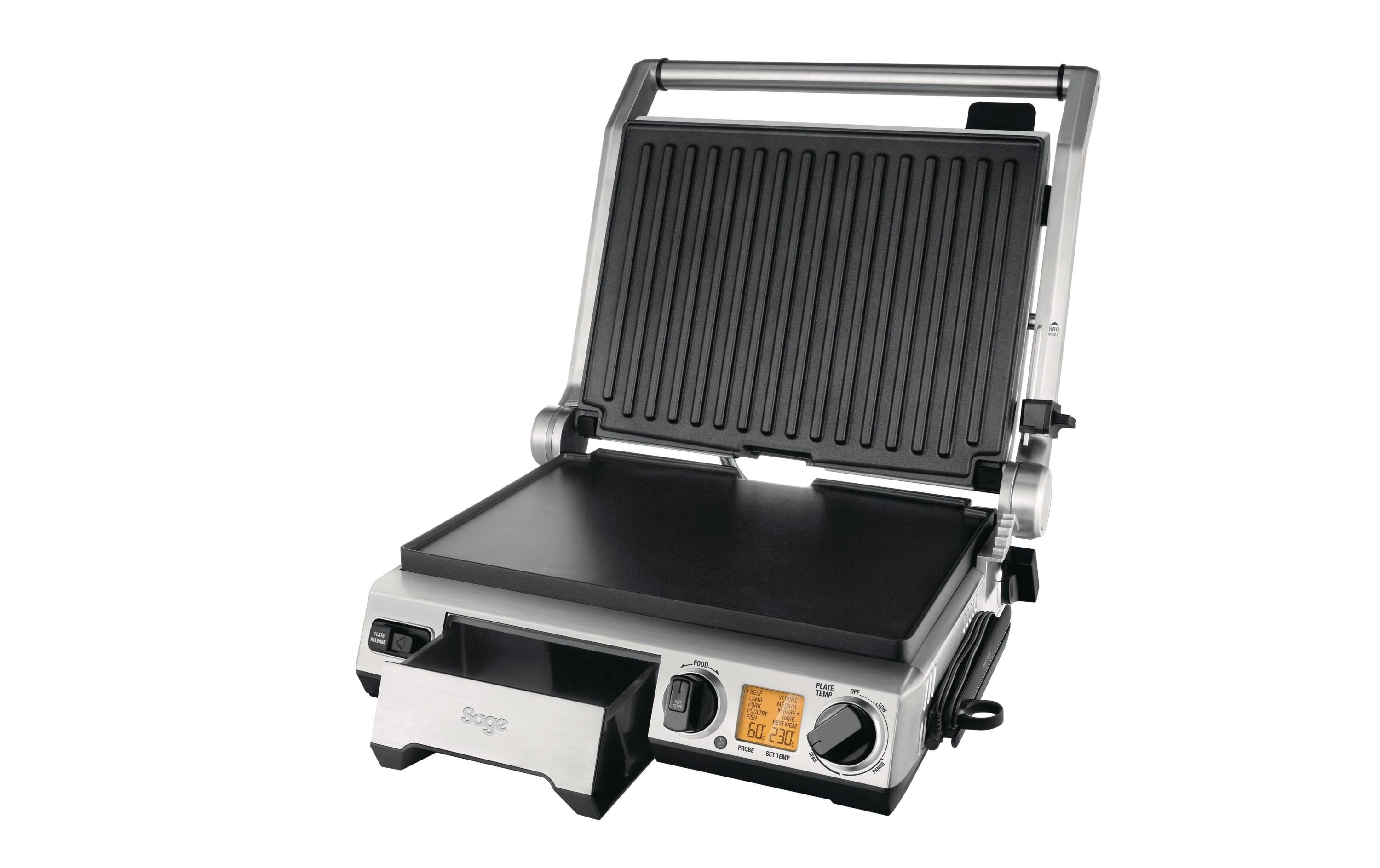 Sage Kontaktgrill Smart Grill Pro 2400 Watt, 5 Fleischeinstellungen