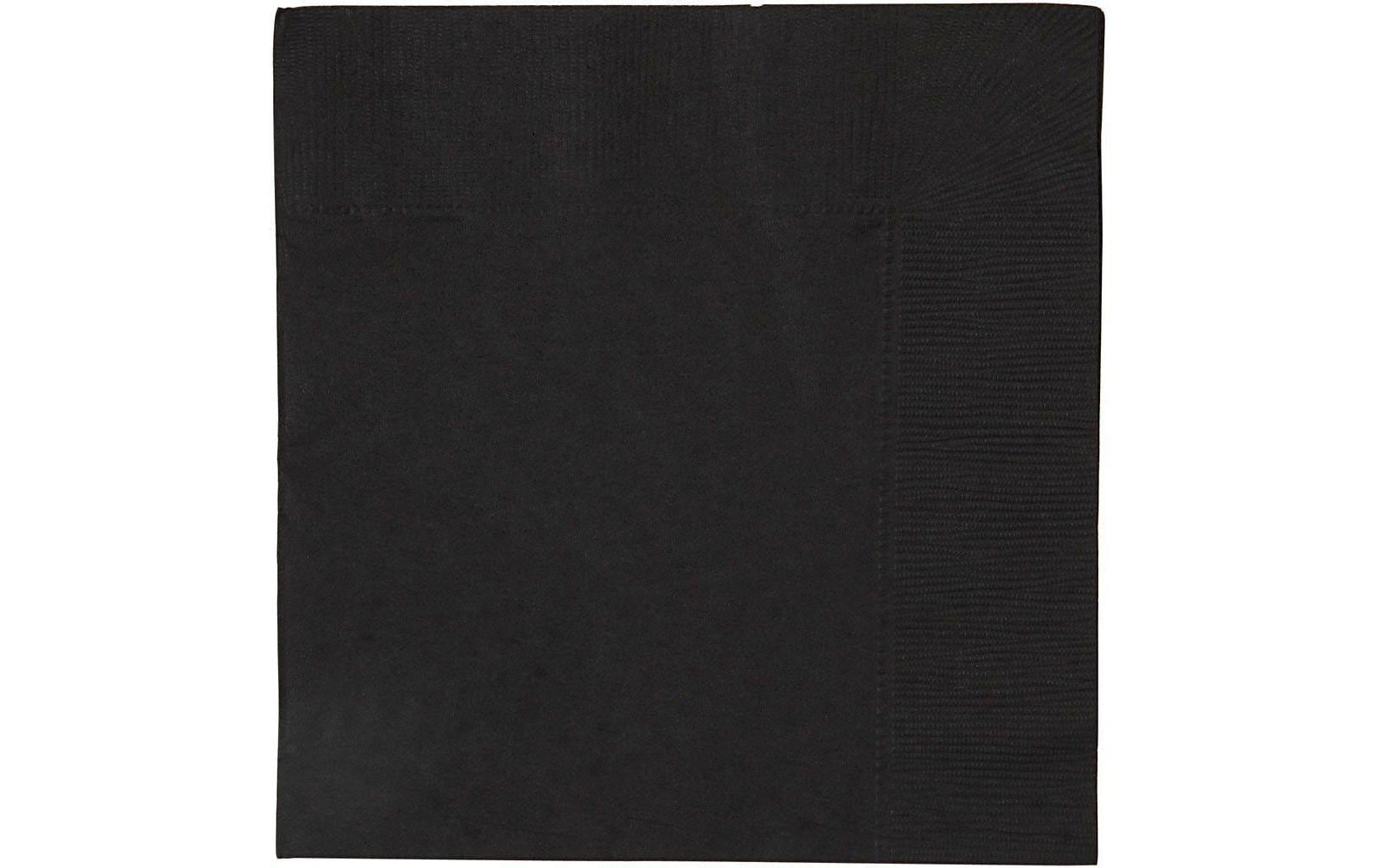 Creativ Company Servietten  33 x 33 cm 20 Stück, schwarz