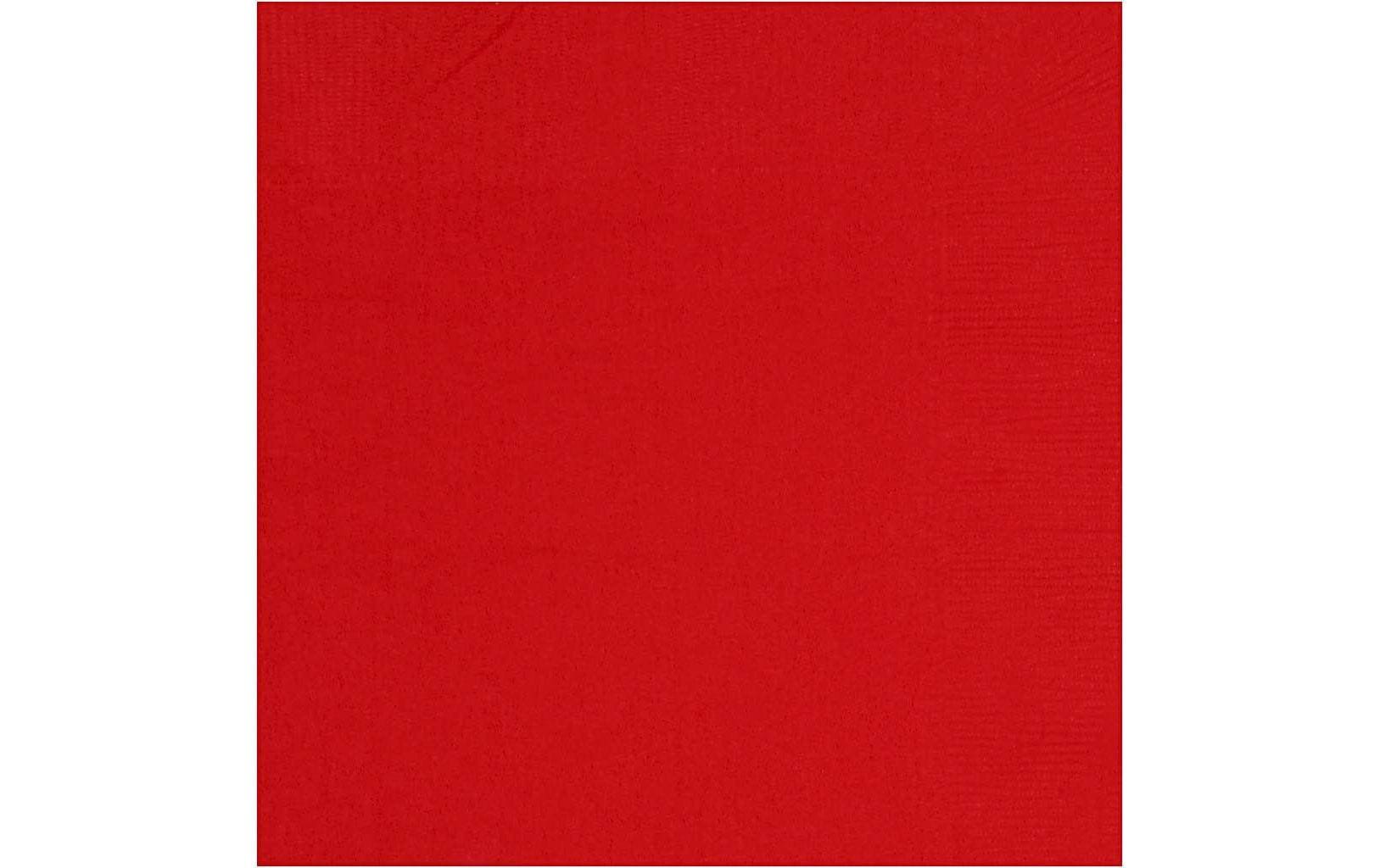 Creativ Company Servietten  33 x 33 cm 20 Stück, rot
