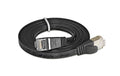 Wirewin Slim Patchkabel: STP, 10m, schwarz Cat.6, AWG36, Klinkenschutz, Längenaufdruck