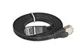 Wirewin Slim Patchkabel: STP, 0.5m, schwarz Cat.6, AWG36, Klinkenschutz, Längenaufdruck