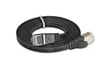 Wirewin Slim Patchkabel: STP, 1.5m, schwarz Cat.6, AWG36, Klinkenschutz, Längenaufdruck