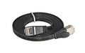 Wirewin Slim Patchkabel: STP, 2m, schwarz Cat.6, AWG36, Klinkenschutz, Längenaufdruck