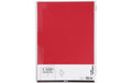 Creativ Company Fotokarton A4 rot 220 g, 10 Blatt, einseitig leichte Struktur