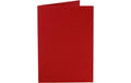Creativ Company Karten 220 g/m2 rot 10 Stück, 10.5 x 15 cm, OHNE Couvert