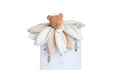 DouDou Geschenkset ATTRAPE-REVE pétales Schmusetuch Bär braun 26cm