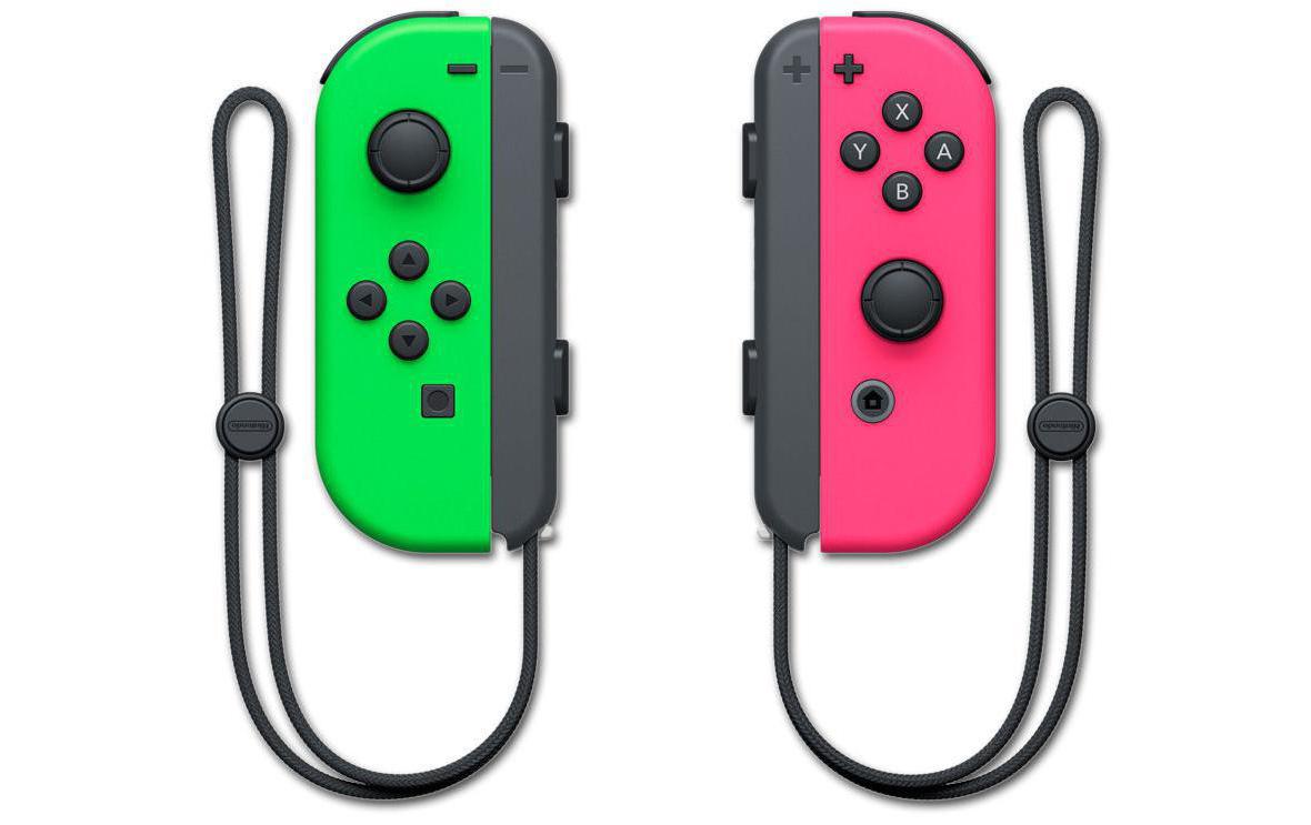 Nintendo Switch Joy-Con Set Neon-Grün/Pink Neon-Grün, Neon-Pink, 2er-Set