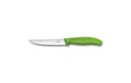 Victorinox Steak-, Pizzamesser, grün Wellenschliff, 12 cm