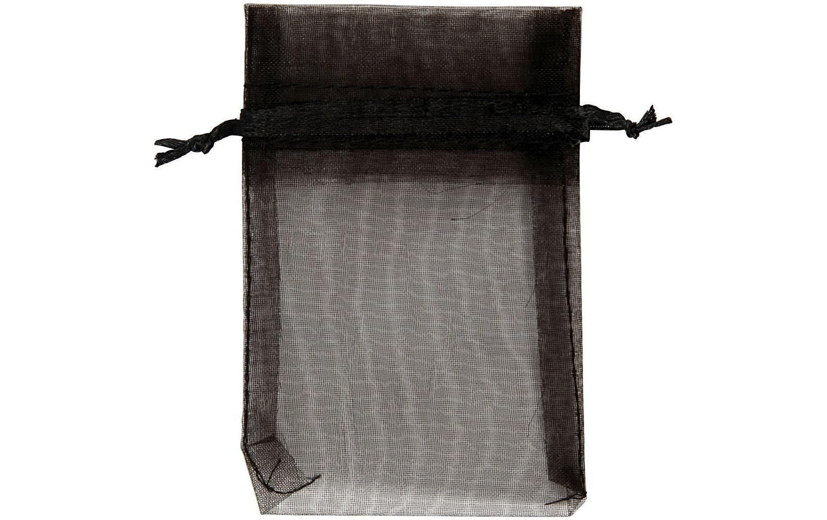 Creativ Company Organzabeutel 7 x 10 cm, 10 Stück, schwarz