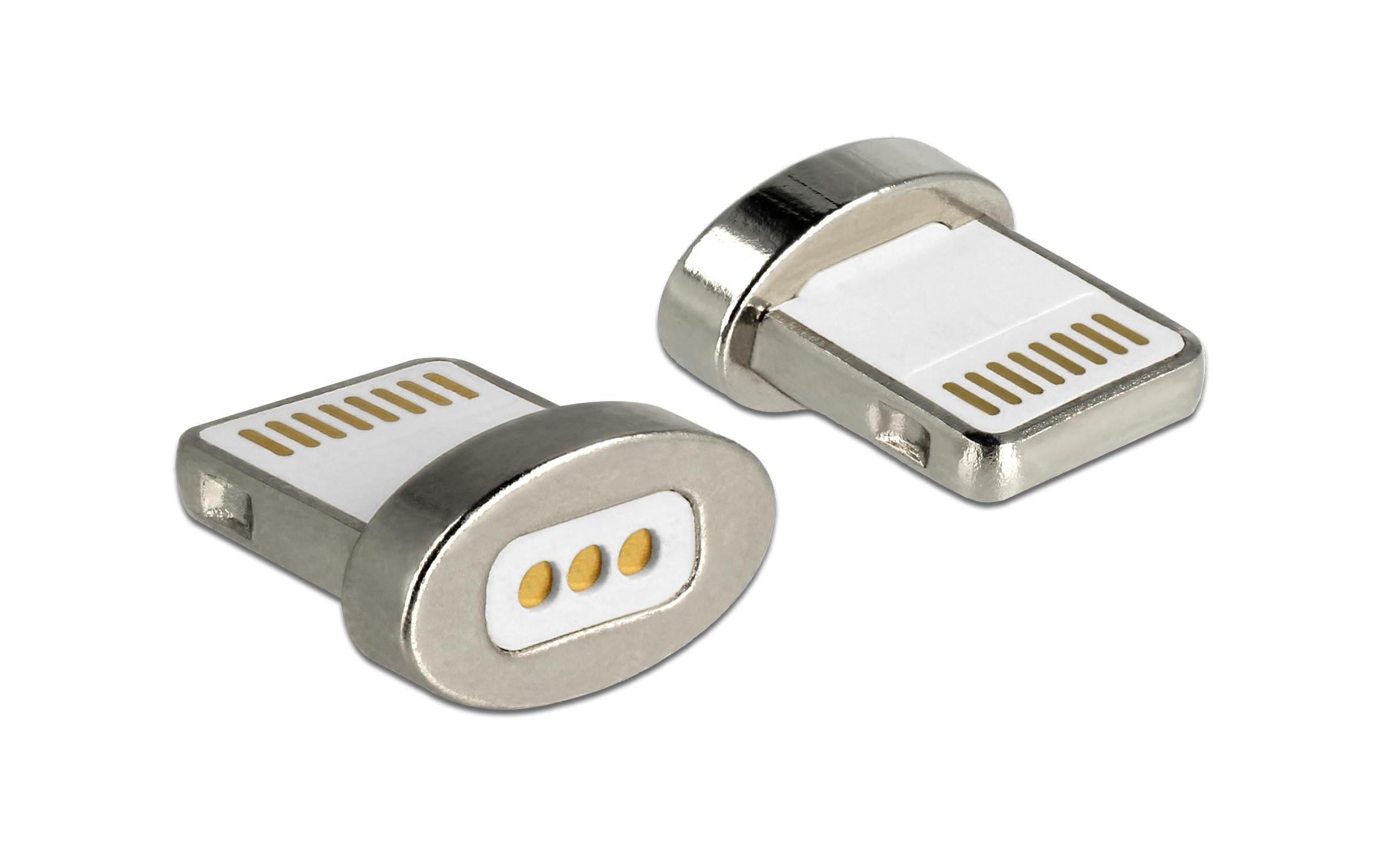 Magnetischer Adapter USB Lightning passend zu Delock 85705/85725, 8 pin