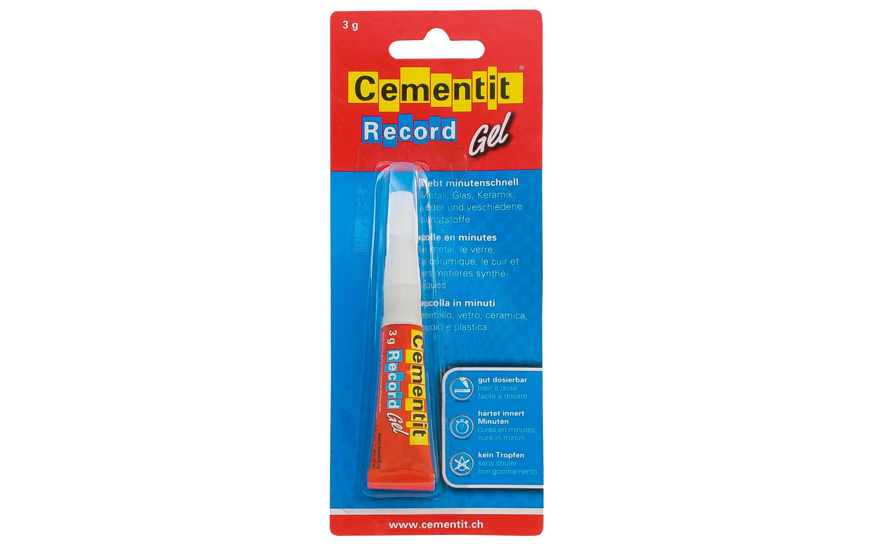Cementit KlebRecord Alleskleber Gel 3g