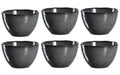 Leonardo Schale Matera 980ml Anthrazit 6 Stück, HxD: 10x15cm, Vol: 980ml, Keramik