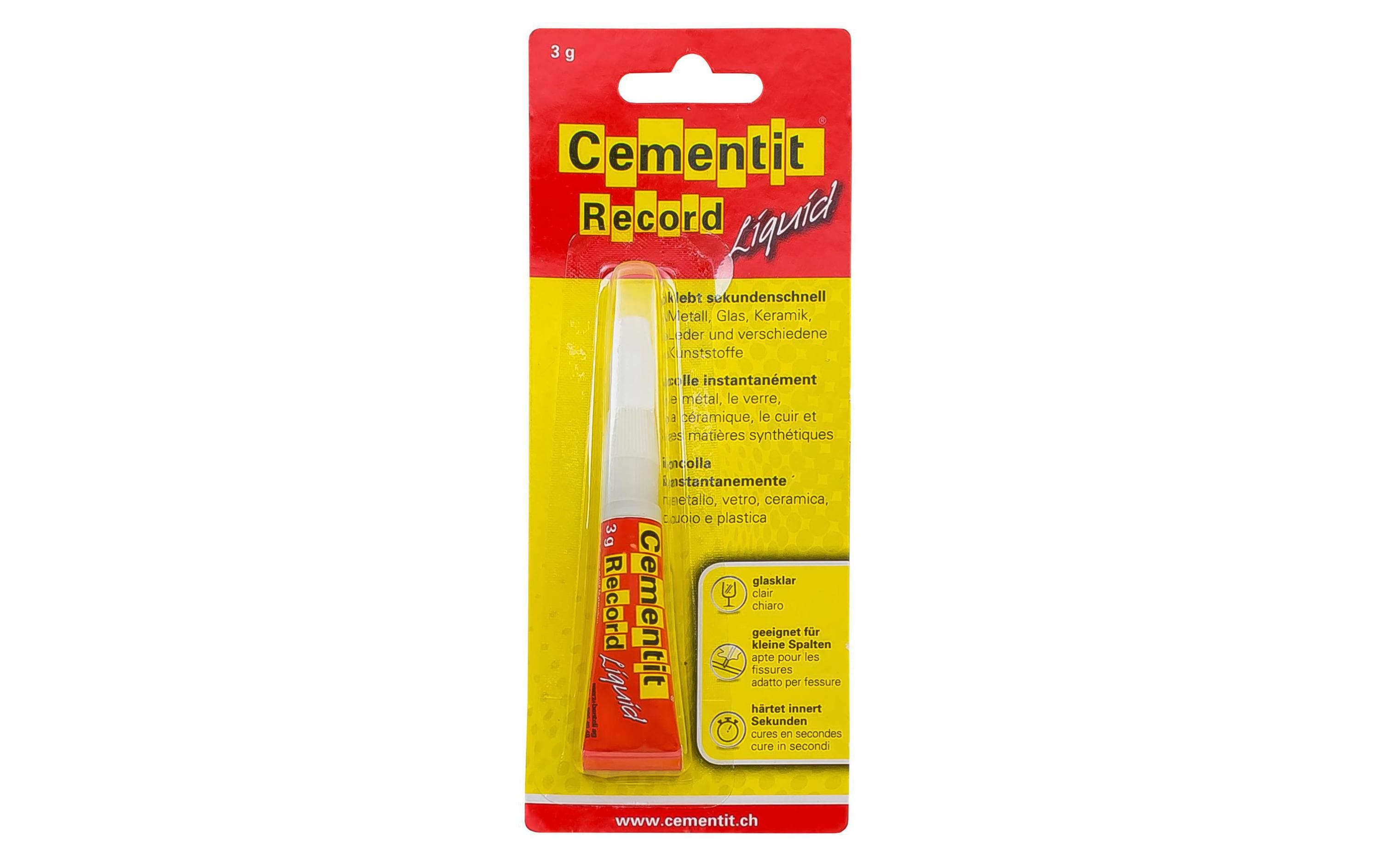 Cementit Record Liquid Sekundenkleber 3g