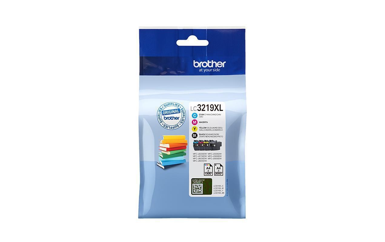 Tinte Brother LC-3219XLValue Pack 1x BK,C,M,Y
