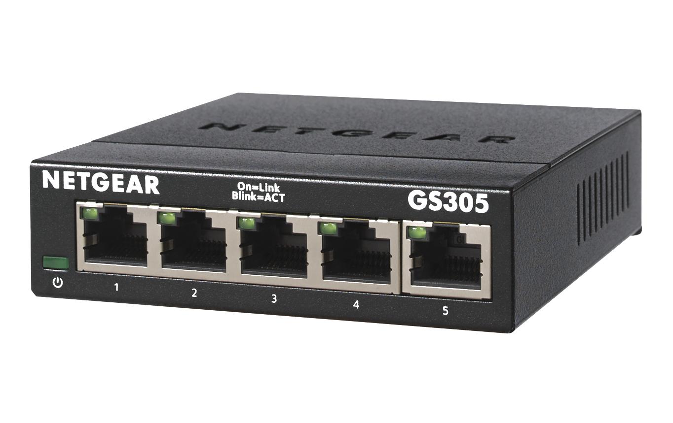 Netgear GS305v3: 5 Port Switch 5-Port Gigabit Switch