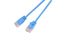 Wirewin Slim Patchkabel: UTP, 1.5m, blau Cat.6, AWG36, Klinkenschutz, rund, 2.8mm