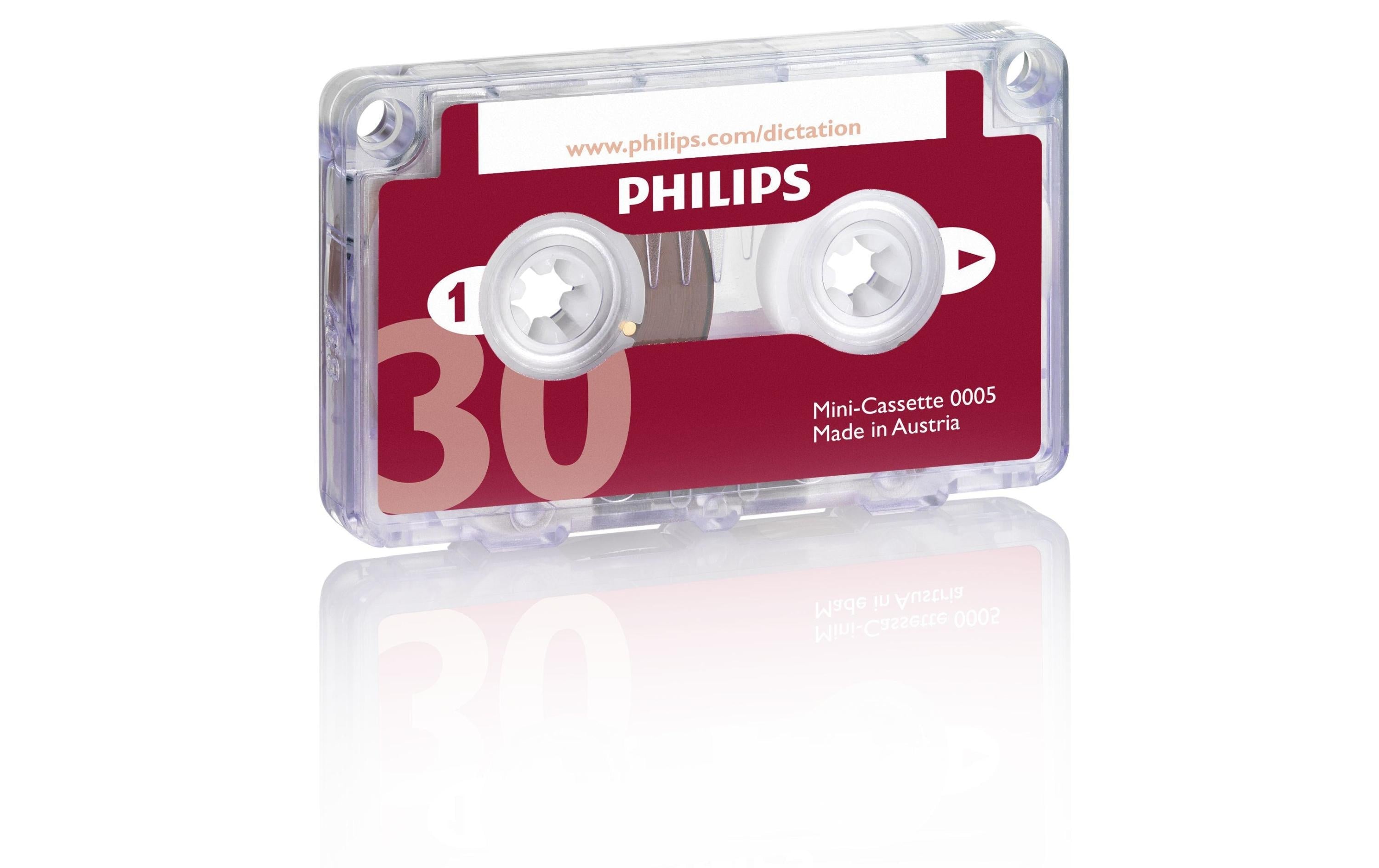 Philips Mini Kassette 005 Schachtel mit 10 Kassetten à 30 min