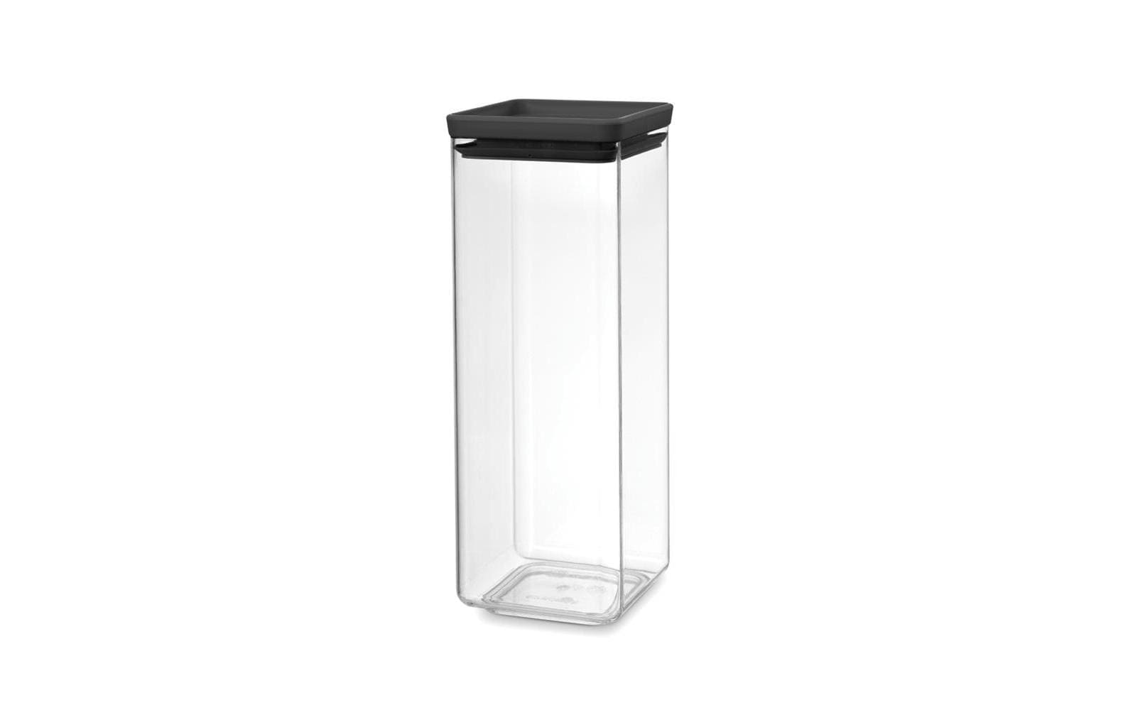 Brabantia Vorratsdose eckig 2.5L Dark Grey