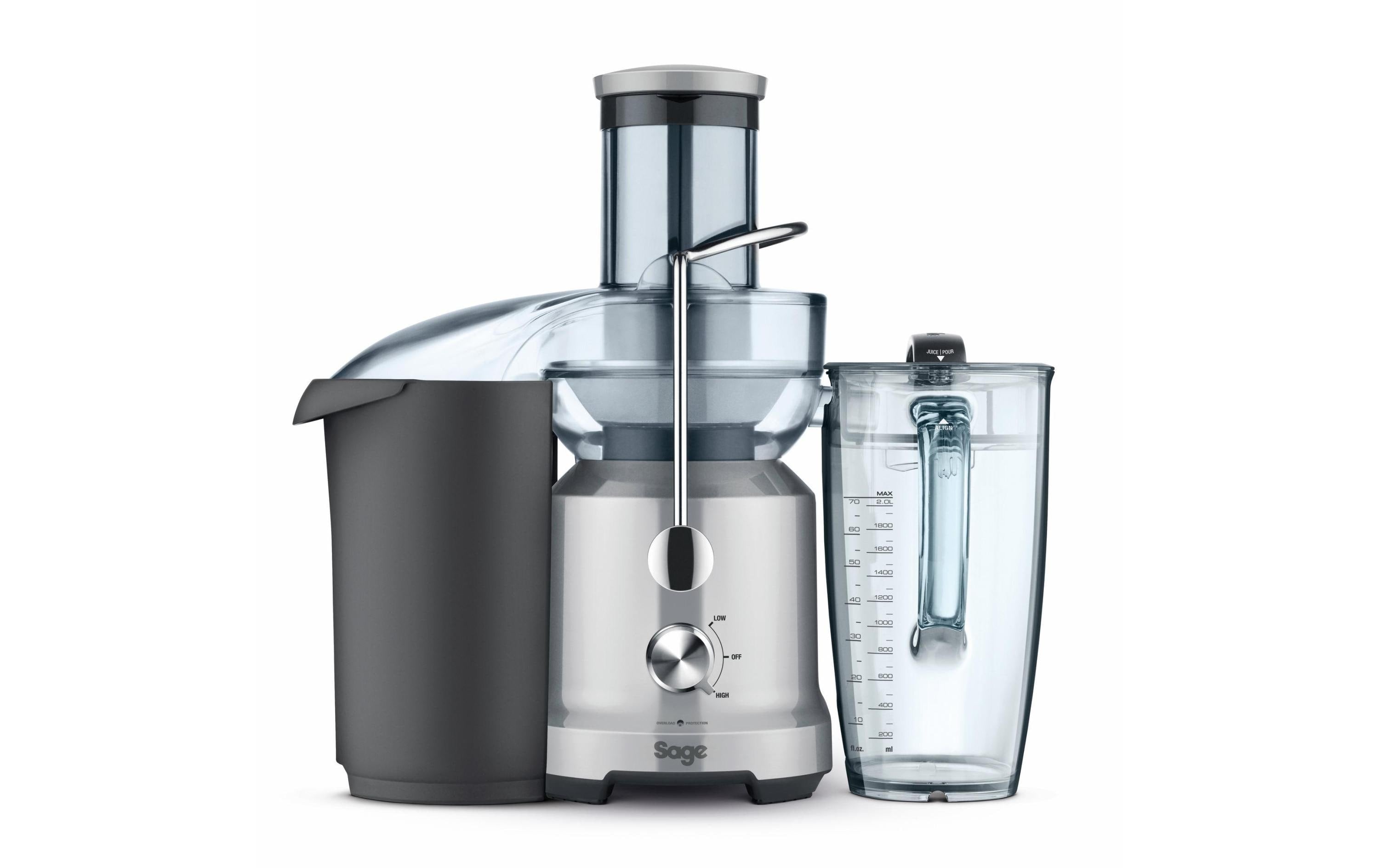 Sage Entsafter Nutri Juicer Cold 2 L Krug, 3 L Fruchtfleischbehälter, 84 mm
