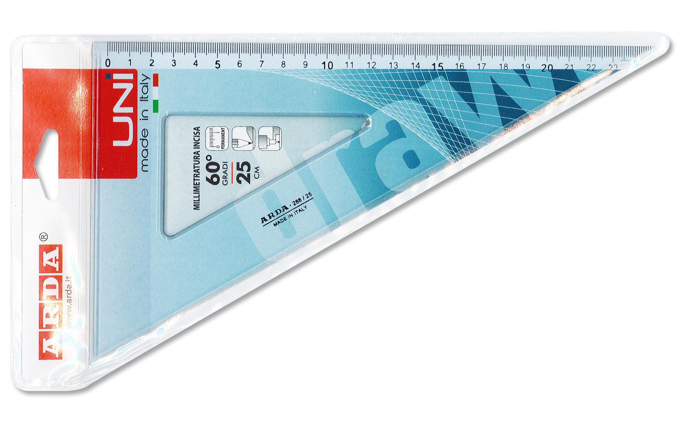 ARDA Winkel 25cm UNI 60° Geo-Dreieck