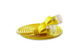 Wirewin Slim Patchkabel: UTP, 7.5m, gelb Cat.6, AWG36, Klinkenschutz, rund, 2.8mm