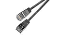 Slim Wirewin Pachkabel: U/FTP, 2m, schwarz Cat.6, AWG36, 100% Kupfer, geschirmt, 4mm