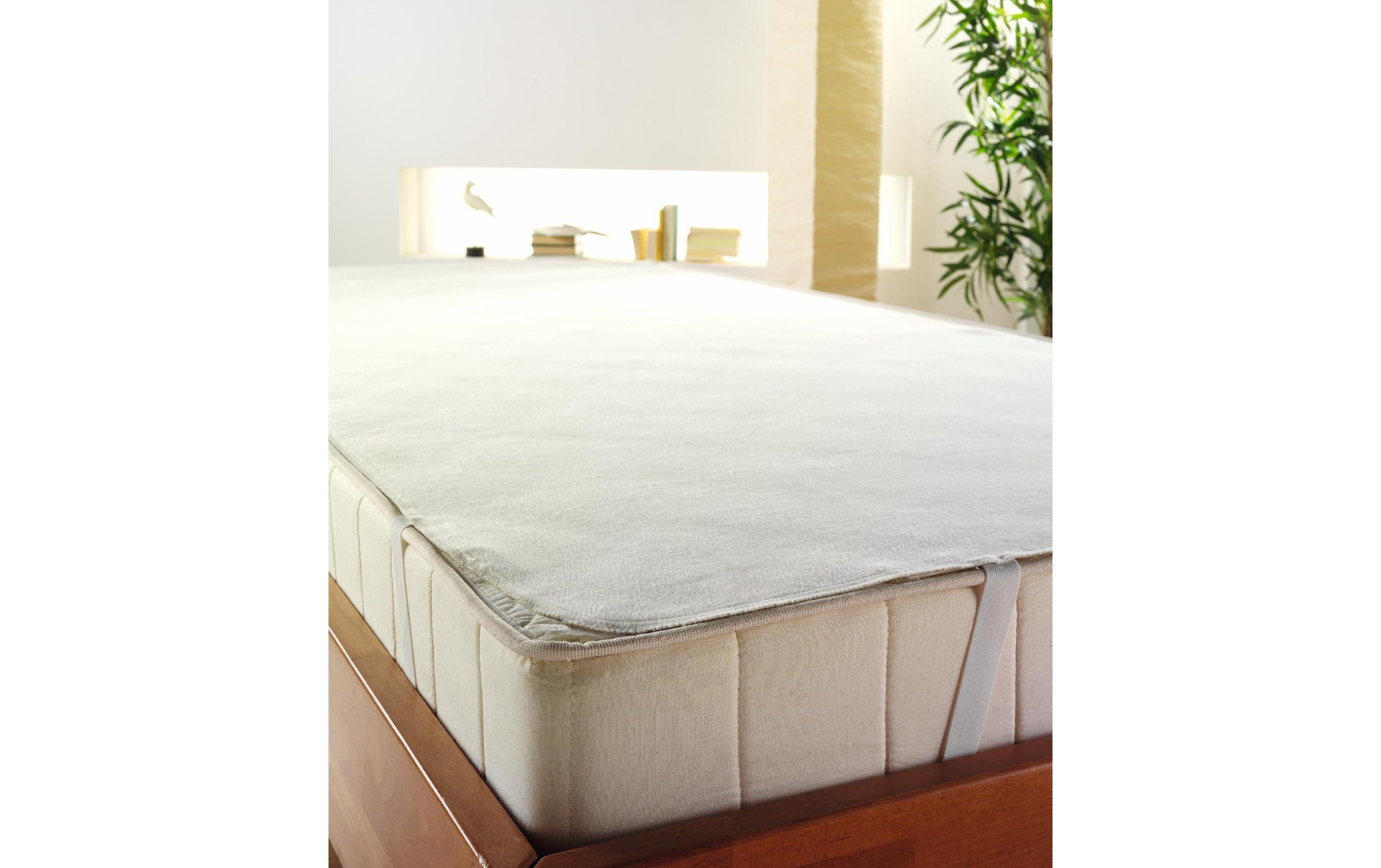 Dormisette Molton Matratzenauflage Amarone 90x200cm, Weiss, 100% Baumwolle