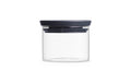 Brabantia Glasdose 0.3 Liter stapelbar, Deckel Dark Grey
