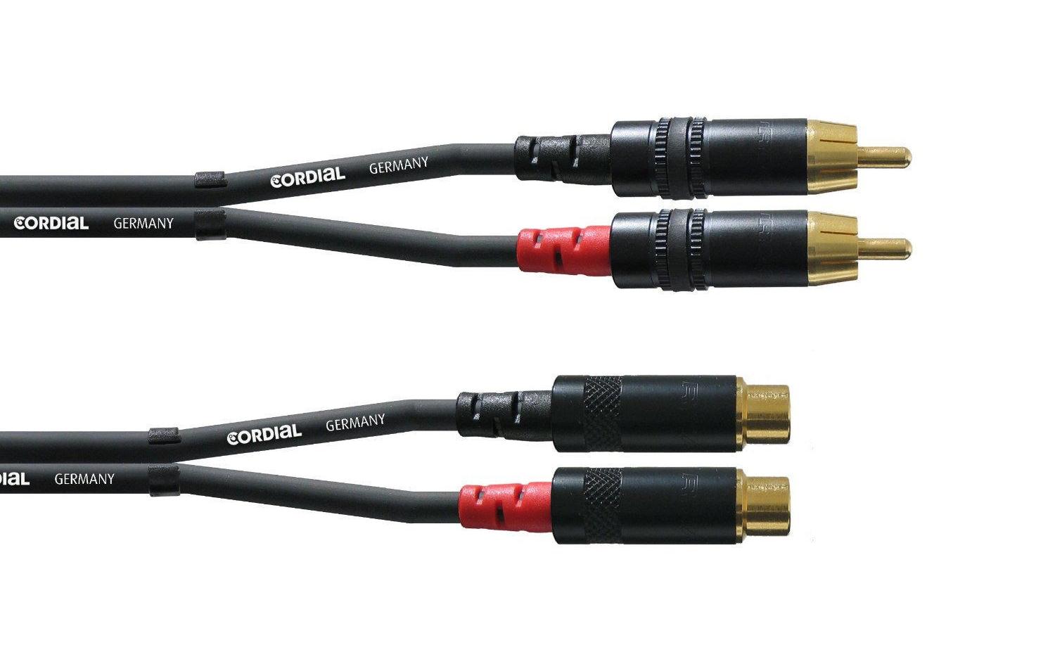 Cordial CFU 1.5 CE 2x Chinch - 2x Chinch Buchse, 1.5m