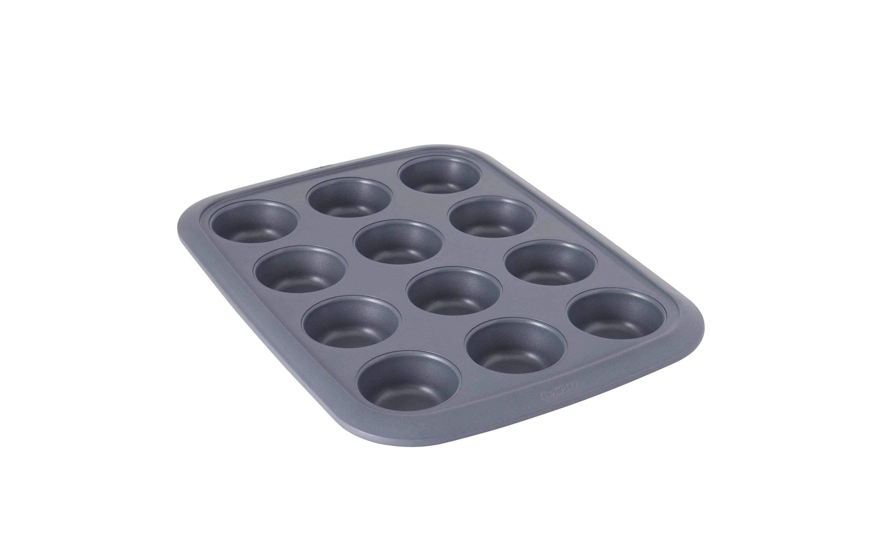 BergHOFF Muffinform 12 Stück 6.5cm Gem Line Carbon, Muffingrösse: 6.5x2.5cm
