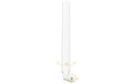 LTE/HSPA/GSM Antenne, SMA-Stecker rotierbar, bis 4dBi Gewinn, 24cm, weiss