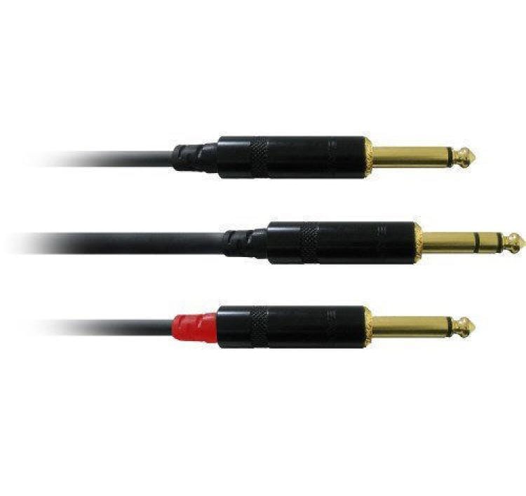 Cordial CFY 6 VPP 6.3mm St-Jack - 2x 6.3mm Mo-Jack, 6m