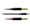 Cordial CFY 6 WPP 3.5mm St-Klinke - 2x 6.3mm Mo-Klinke, 6m