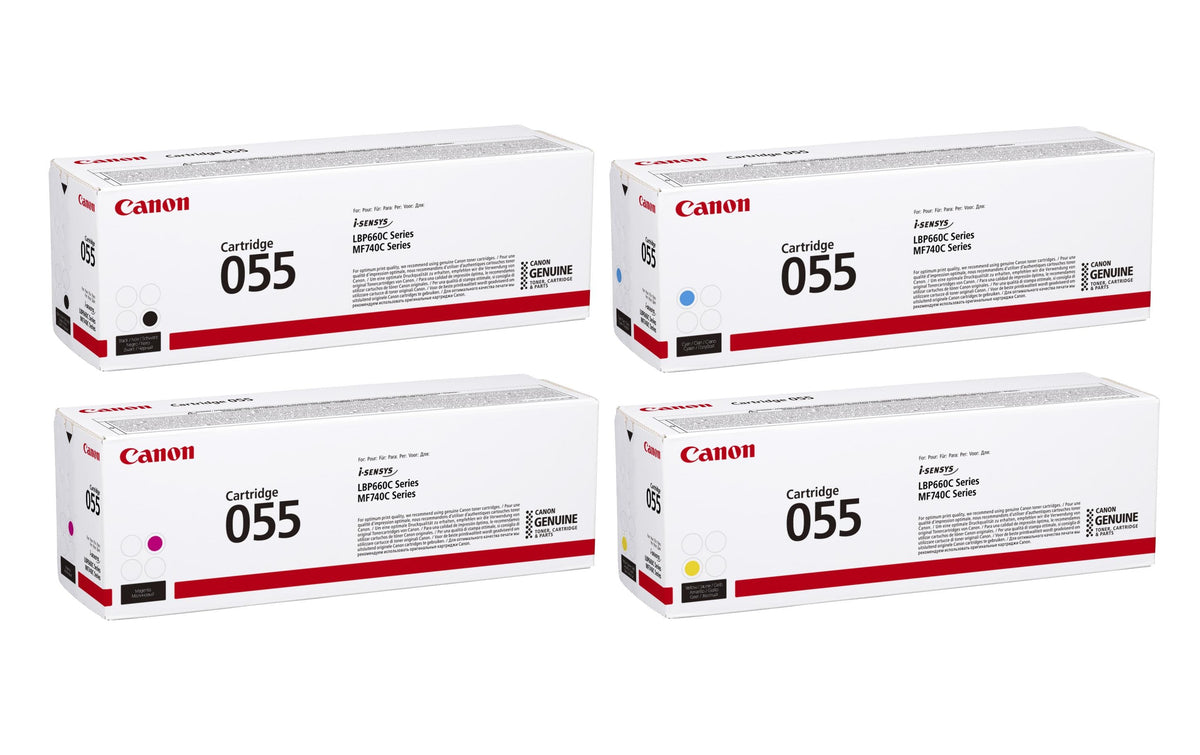 Canon Toner 055 Magenta/Yellow/Black/Cyan