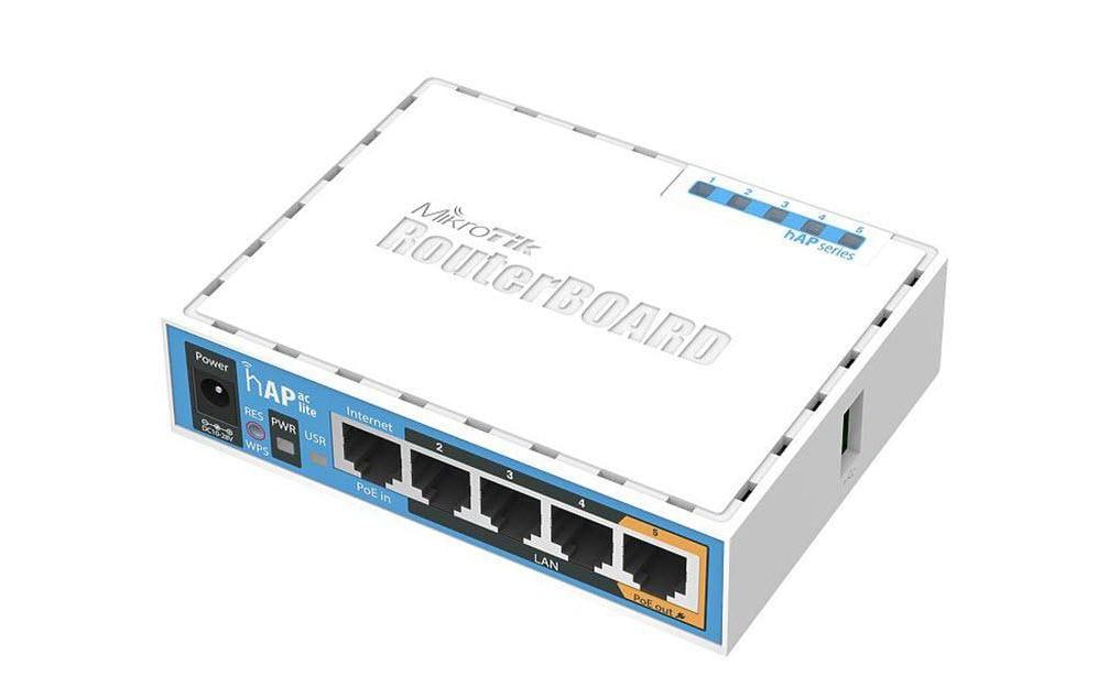 MikroTik RB952UI-5AC2ND: hAP AC Lite 433 & 300Mbps WLAN,  USB Netzteil